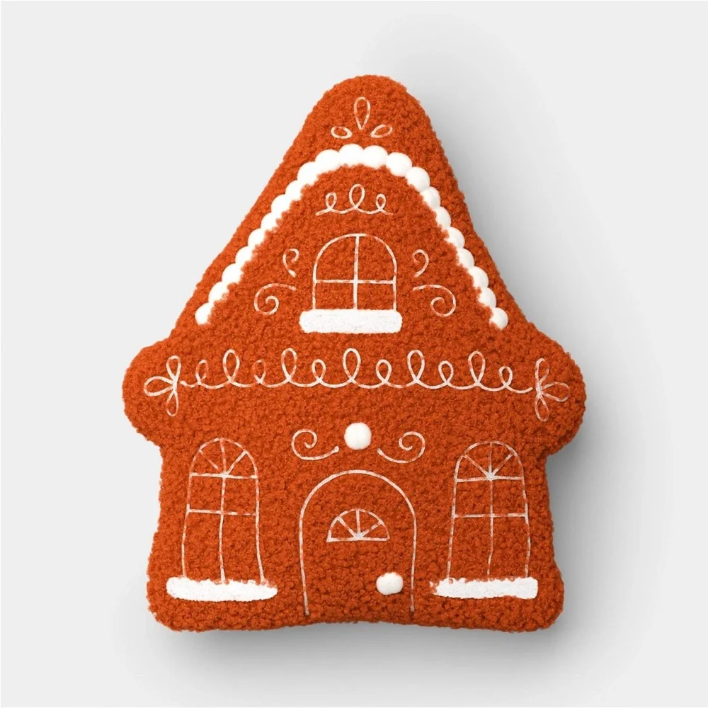 Christmas Gingerbread House Throw Pillow from Wondershop™ Holiday Decorative